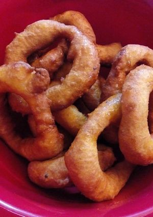 Una foto de Picarones
