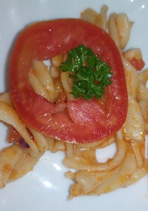 A picture of Penne arrabiata.