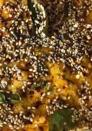 A picture of Poha fennel dhokla.