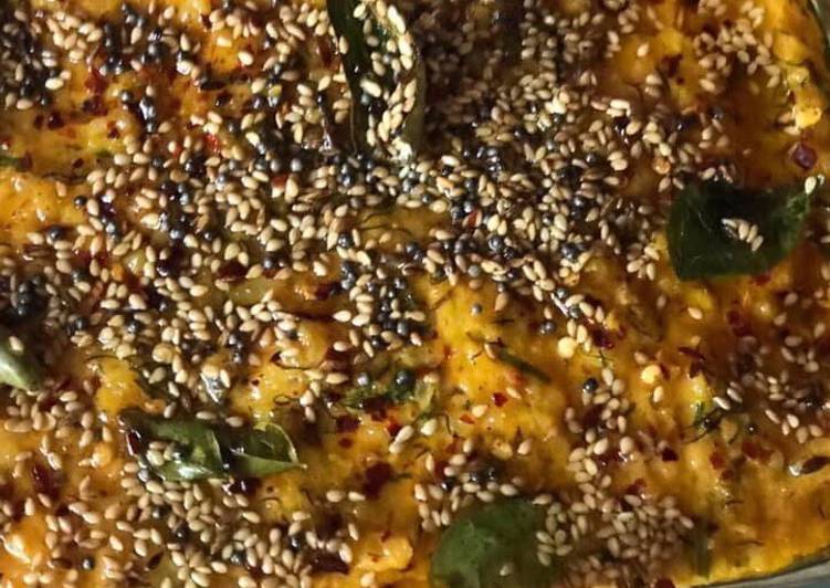 Poha fennel dhokla