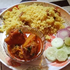 A picture of Chicken Curry Bengali New Year/ Poila Baishak Special.