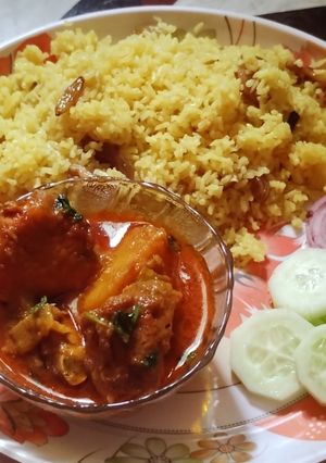 A picture of Chicken Curry Bengali New Year/ Poila Baishak Special.