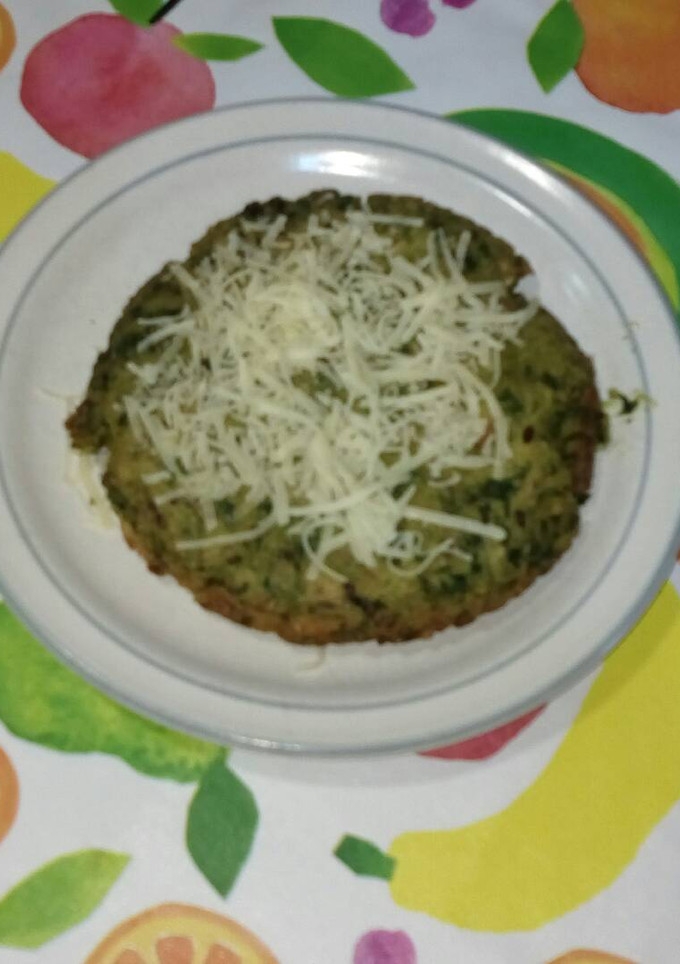 Una foto de Tortilla de espinacas con harina de maíz