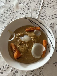 Una foto de Puré de lentejas
