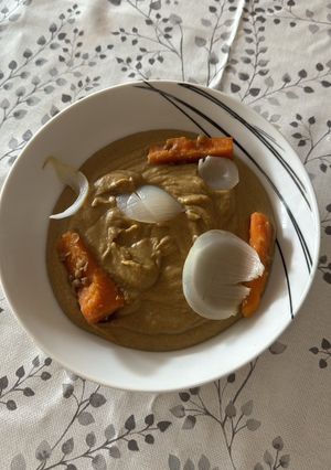 Una foto de Puré de lentejas