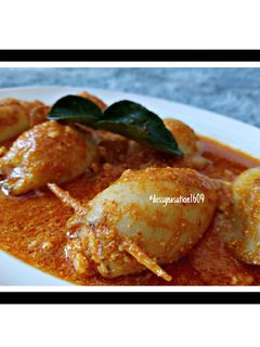 Foto resep Kalio cumi isi tahu telur