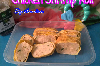 Langkah Mudah untuk Membuat 19. Chicken Shrimp Roll Bahan Sederhana