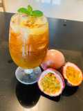 Cold brew coffee passion fruit 🍋