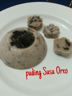 Foto resep Puding Susu Oreo
