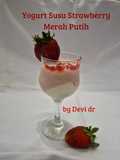 Yogurt Susu Strawberry Merah Putih