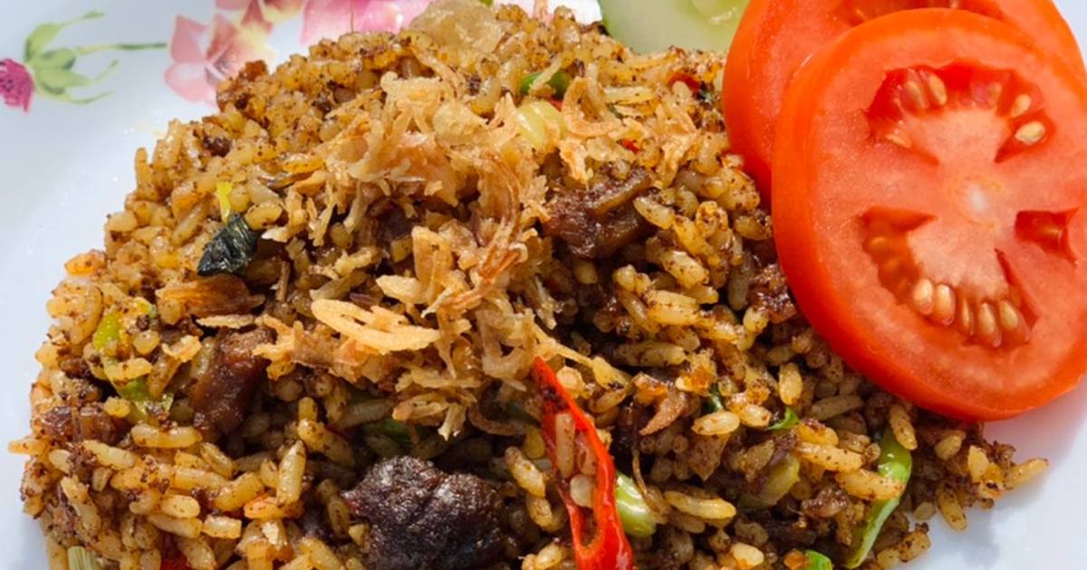 370 resep nasgor rendang enak dan mudah - Cookpad