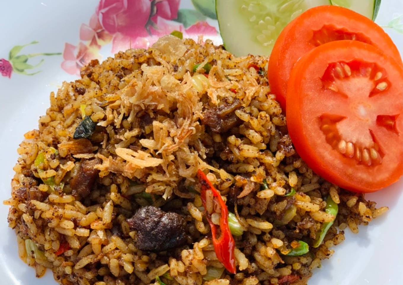 Nasi goreng rendang