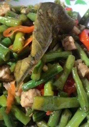 Foto resep Tumis kacang panjang campur tempe