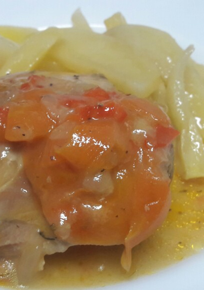 Una foto de Pollo montañés