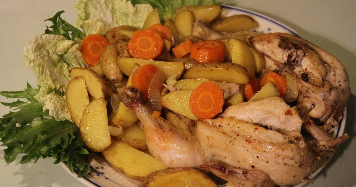 Курица запеченная в рукаве. Люда ИЗИ Кук курица с картошкой в рукаве.