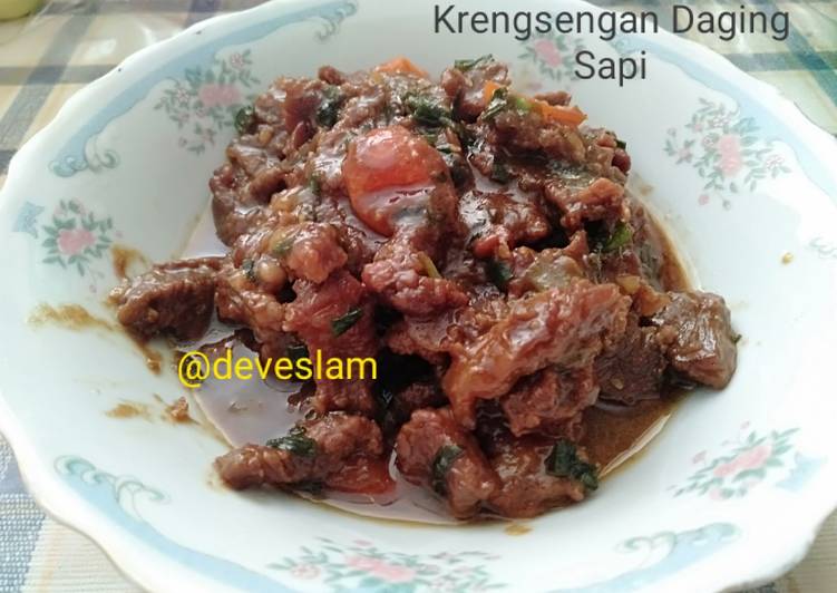 Krengsengan Daging Sapi