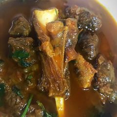 A picture of Mutton curry.