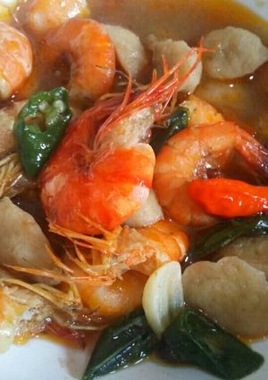 Foto resep Udang saus tiram