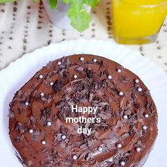 A picture of Choco fudge cheez cake.
