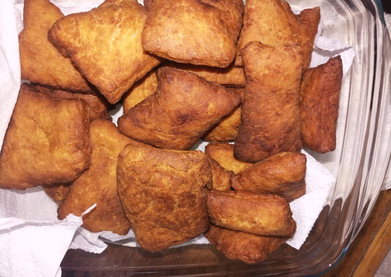 Crunchy mandazi