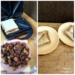 A picture of Beefbrawn githeri sandwich #authormarathon.