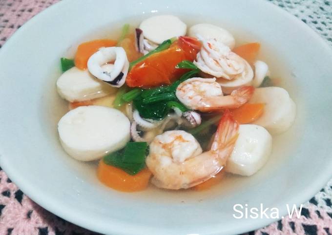 Resep Sup Seafood 🦐🦑 Oleh Siska Wahyuni Cookpad