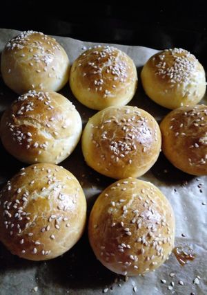 صورة لوصفة خبز البرغر