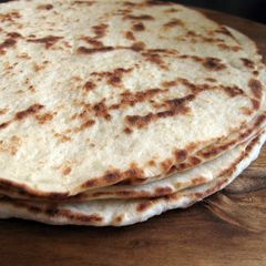 Greek Flat Bread for Souvlaki & Dips A picture of Greek Flat Bread for Souvlaki & Dips.