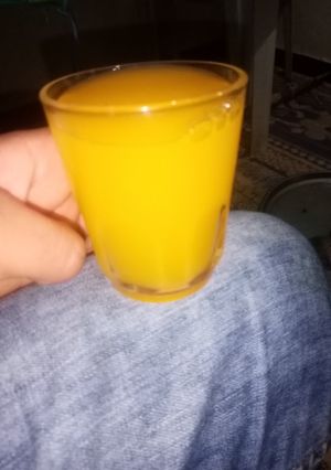 صورة لوصفة عصير البرتقال مع الفاني