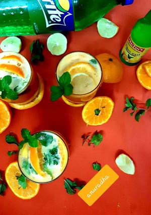 ऑरेंज मॉकटेल (Orange Mocktail recipe in Hindi) रेसिपी मुख्य फोटो