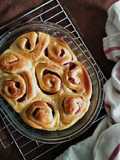 Lemon Raspberry Rolls (Metode Autolisis)