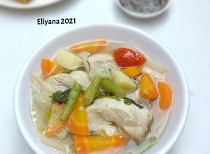 Foto resep Sop Ayam bumbu pala