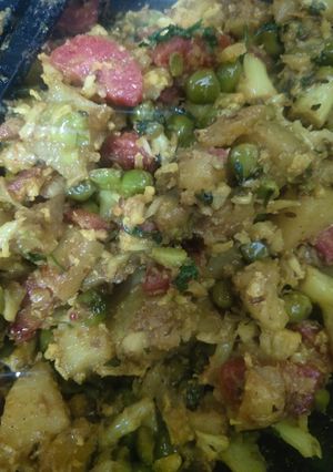 पेरी पेरी मिक्स वेज (peri peri mixed veg recipe in Hindi) रेसिपी मुख्य फोटो