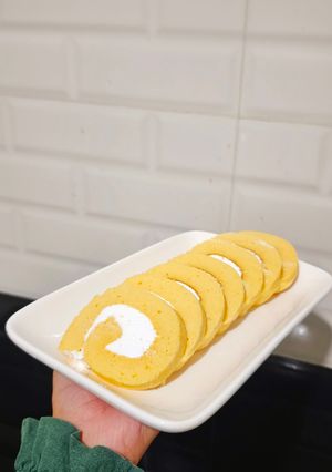 Foto resep Swiss Roll Vanilla Cream