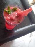 வாட்டர் மெலன் மாக்டெயில்(watermelon mocktail recipe in tamil)