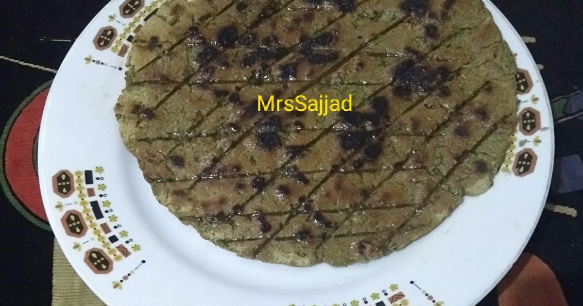 Masala Bajra Roti Recipe by Misses Sajjad Memon - Cookpad