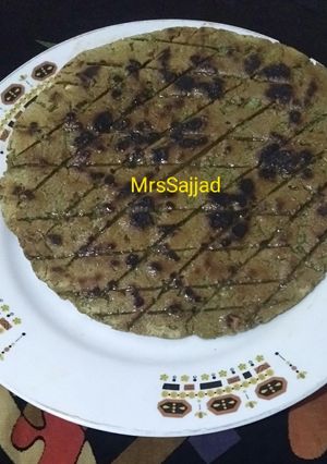 A picture of Masala Bajra Roti.