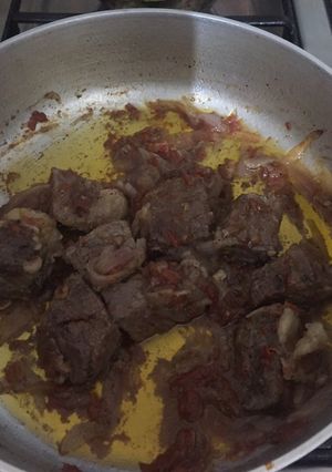صورة لوصفة صينية (طاجن) البصل باللحمة