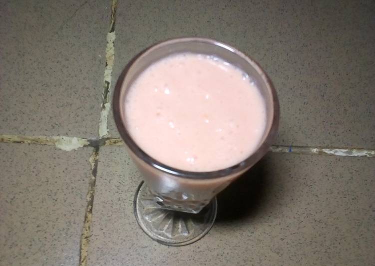 Simple Way to Prepare Perfect Water melon milk smoothies
