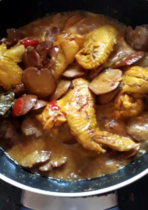 Foto resep Semur Jengkol Ayam Pedas