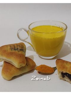 عکسی از دستور شیر زردچوبه (شیر طلایی)