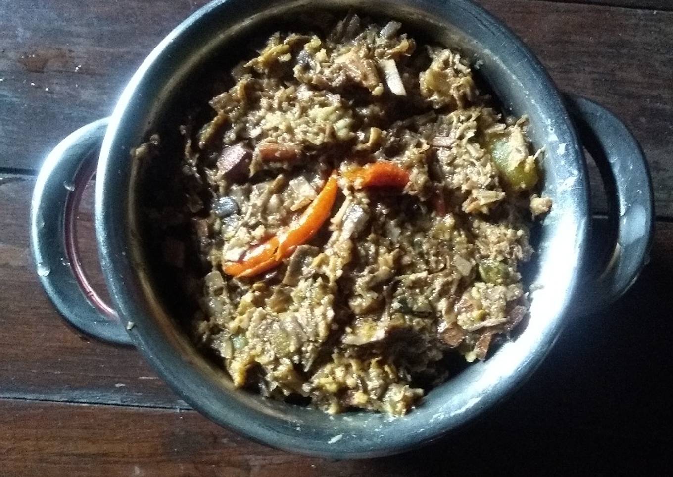 Banana flower curry