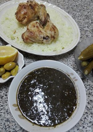 صورة لوصفة ملوخية