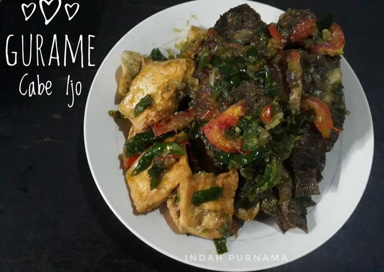 Bagaimana mengolah Gurame Cabe Ijo, Bikin Ngiler