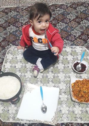 عکسی از دستور خوراک مرغ با برنج کته
