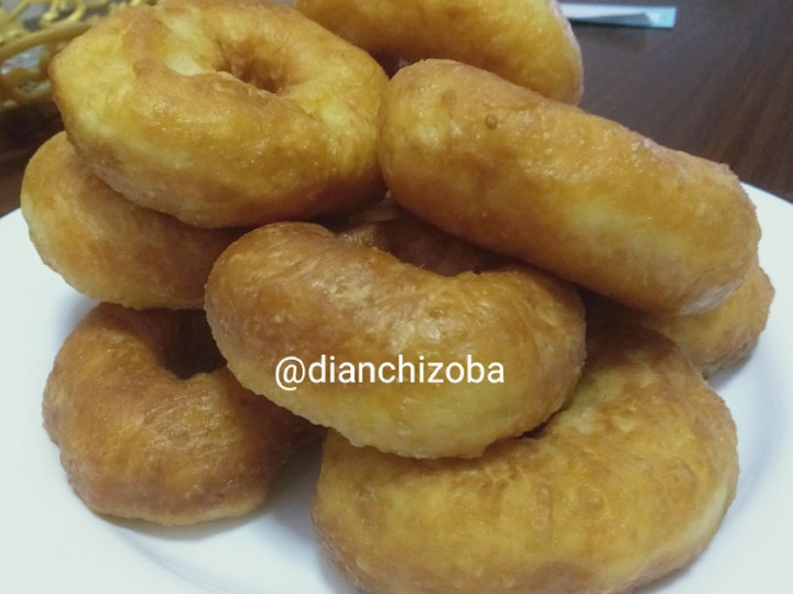 Ini dia! Cara mudah buat Donat Jadul Empuk  lezat