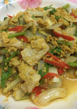 รูปของ หมูผัดผงกะหรี่