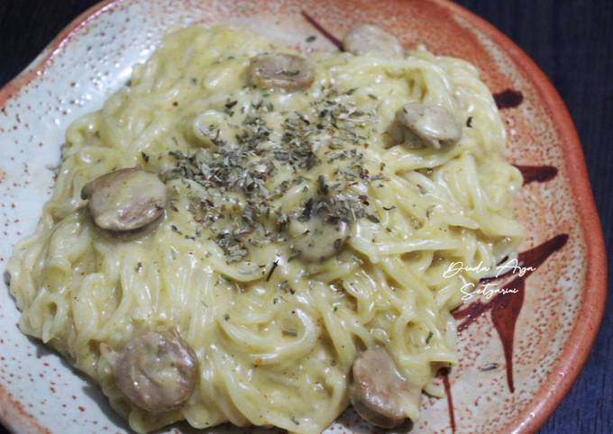 Anti Ribet, Membuat Indomie Soto Carbonara Bunda Pasti Bisa