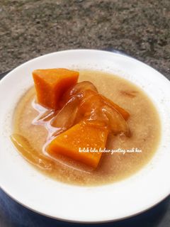 Foto resep Kolak labu kuning bubur gunting