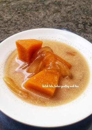 Foto resep Kolak labu kuning bubur gunting